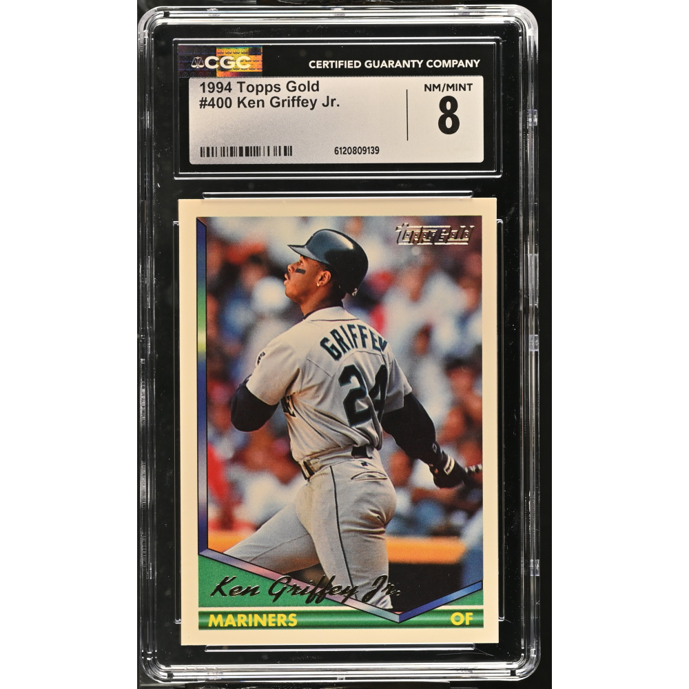 Ken Griffey Jr. 1994 Topps Gold #400 (CGC 8) at PristineAuction.com