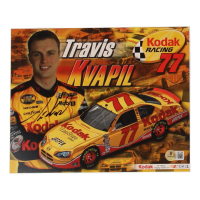 Travis Kvapil Signed NASCAR 8x10 Hero Card (Beckett) at PristineAuction.com