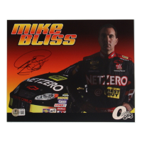 Mike Bliss Signed NASCAR 8x10 Hero Card (Beckett) at PristineAuction.com