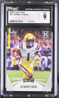 Ja'Marr Chase 2021 Leaf Draft XRC #31 RC (CGC 9) at PristineAuction.com
