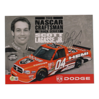 Scott Lagasse Jr. Signed NASCAR 8.5x11 Hero Card (Beckett) at PristineAuction.com