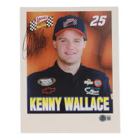Kenny Wallace Signed NASCAR 8.5x11 Hero Card (Beckett) at PristineAuction.com
