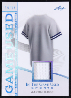 Aaron Judge 2025 Leaf ITG Used Sports Game Used Memorabilia Platinum #GM1 #14/15 at PristineAuction.com