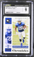 Jonathan Taylor 2020 Panini Chronicles #42 RC (CGC 9) at PristineAuction.com