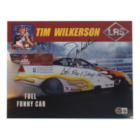 Tim Wilkerson Signed NHRA 8.5x11 Hero Card (Beckett) at PristineAuction.com