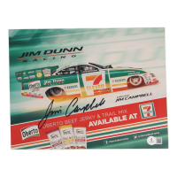 Jim Campbell Signed NHRA 8.5x11 Hero Card (Beckett) at PristineAuction.com