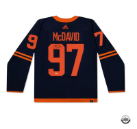 Connor McDavid Signed Oilers Adidas Authentic Jersey (UDA) at PristineAuction.com