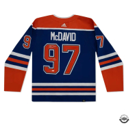 Connor McDavid Signed LE Oilers Adidas Authentic Jersey Inscribed "Longest Oilers Captain" (UDA) at PristineAuction.com