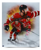 Connor McDavid Signed Team Canada 20x24 Photo (UDA) at PristineAuction.com
