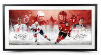 Wayne Gretzky & Connor McDavid Signed LE "Legends of Canada" Custom Framed Photo (UDA) at PristineAuction.com