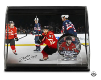 Connor McDavid Signed LE "Canadian Star" Custom Photo Curve Display (UDA) at PristineAuction.com
