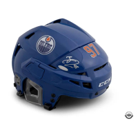 Connor McDavid Signed Oilers Full-Size Authentic Helmet (UDA) at PristineAuction.com