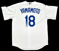 Yoshinobu Yamamoto Signed Dodgers Nike Authentic Jersey (Fanatics & MLB) at PristineAuction.com