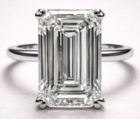 11.55 Carats Lab Grown Diamond Ring G, VVS2 | $17,250 Estimated Retail Value (UGL & IGI Certs) | Emerald Cut| Brand New at PristineAuction.com
