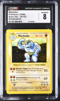 Machoke 1999 Pokemon Base Set Shadowless #34 (CGC 8) at PristineAuction.com