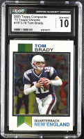 Tom Brady 2023 Topps Composite '73 Topps Chrome #1973-18 (CGC 10) at PristineAuction.com
