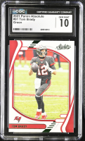 Tom Brady 2021 Panini Absolute Green #91 (CGC 10) at PristineAuction.com