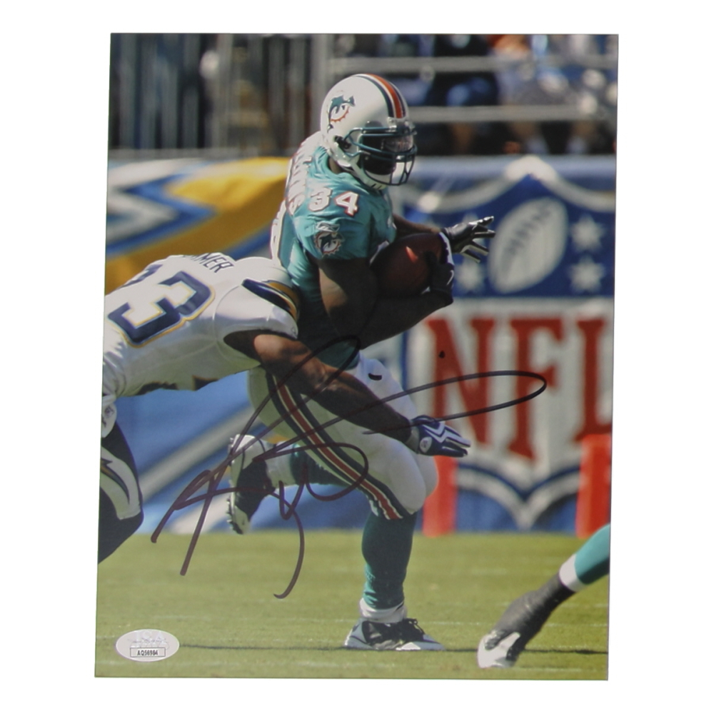 Ricky Williams Signed Dolphins 8x10 Photo (JSA) at PristineAuction.com