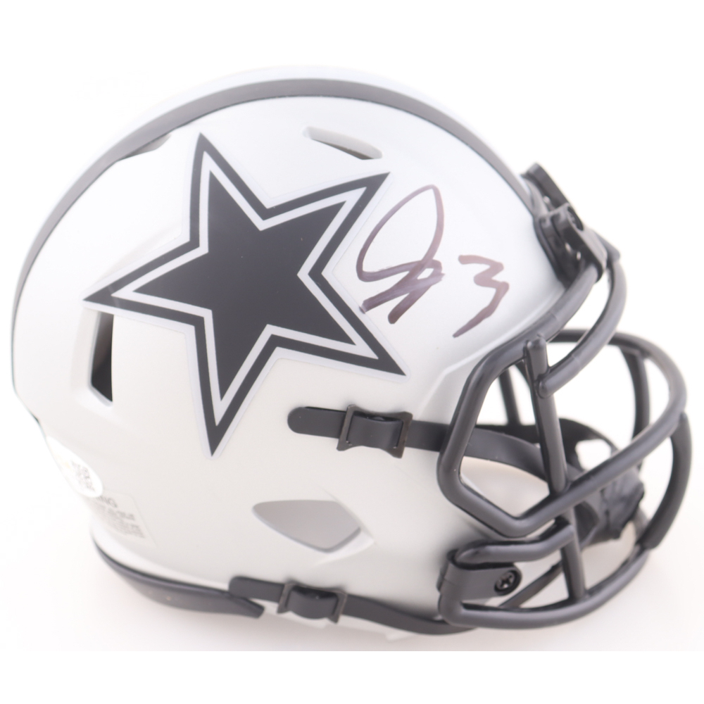 George Pickens Signed Cowboys Rave Alternate Speed Mini Helmet (JSA) at PristineAuction.com