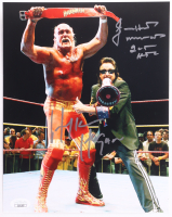 Hulk Hogan & Jimmy Hart Signed WWE 8x10 Photo Inscribed "Mouth of the South" & "2005 HOF" (JSA) at PristineAuction.com