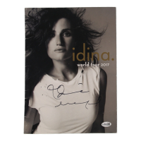 Idina Menzel Signed 2017 World Tour Photo Magazine (JSA) at PristineAuction.com