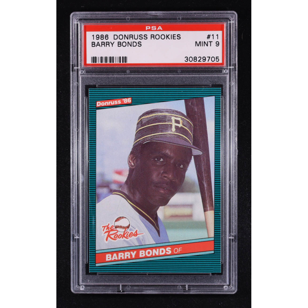 Barry Bonds 1986 Donruss Rookies #11 RC (PSA 9) at PristineAuction.com