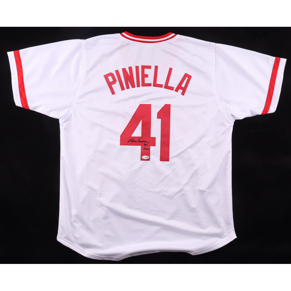 Lou Piniella Signed Jersey Inscribed "90 WSC" (JSA) at PristineAuction.com