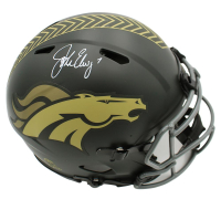 John Elway Signed Broncos Full-Size Authentic On-Field Salute to Service Alternate Speed Helmet (Beckett) at PristineAuction.com
