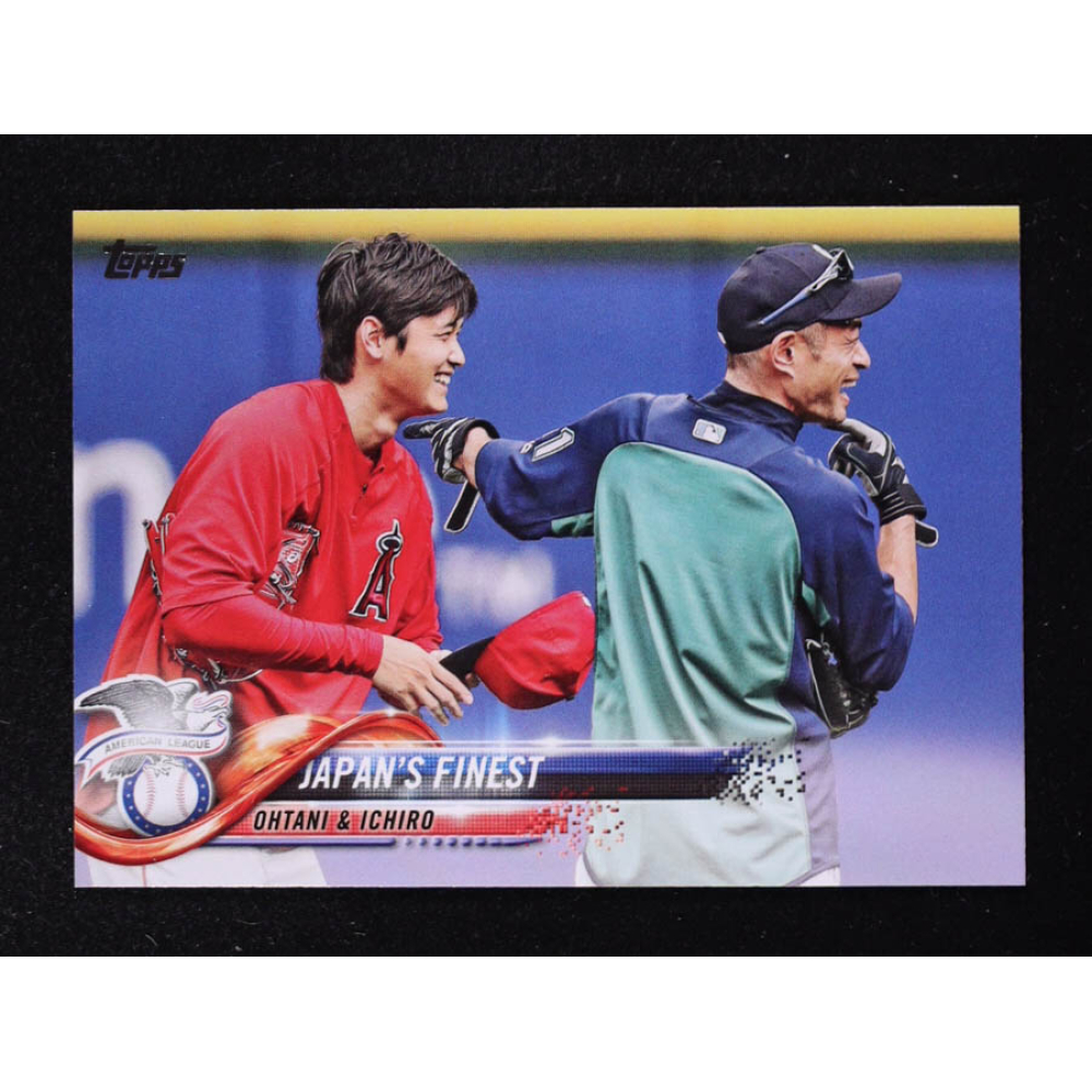 Shohei Ohtani / Ichiro Suzuki 2018 Topps Update #US153 Japan's Finest at PristineAuction.com