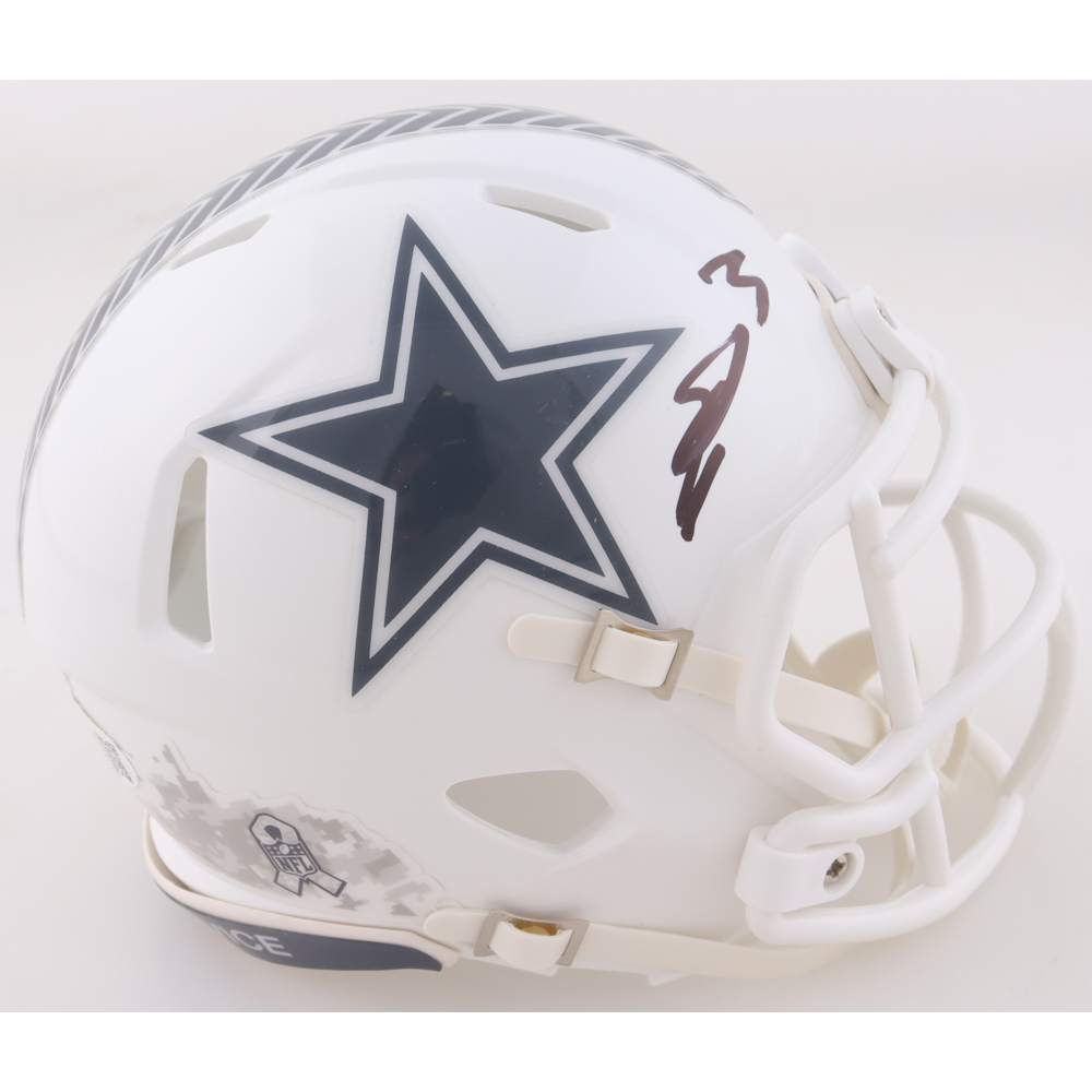 George Pickens Signed Cowboys Salute to Service Alternate Speed Mini Helmet (JSA) at PristineAuction.com