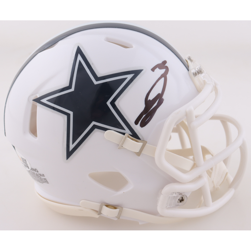 George Pickens Signed Cowboys Speed Mini Helmet (JSA) at PristineAuction.com