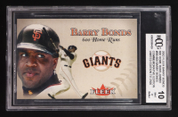 Barry Bonds 2002 Fleer Barry Bonds 600 Home Run Jumbo #BB600 #294/2500 (BCCG 10) at PristineAuction.com