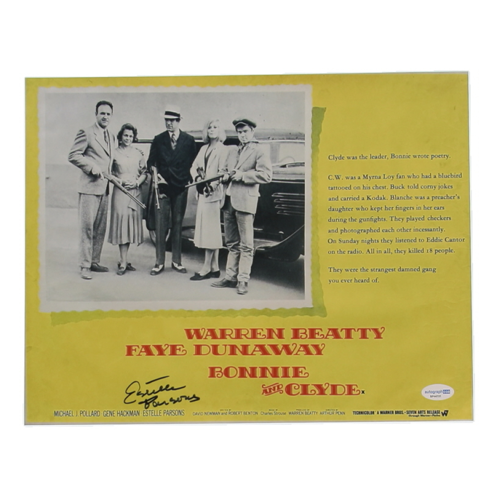 Estelle Parsons Signed "Bonnie and Clyde" 11x14 Photo (ACOA) at PristineAuction.com