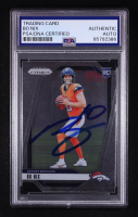 Bo Nix Signed 2024 Panini Prizm #309 RC (PSA) at PristineAuction.com
