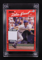 Robin Yount 2022 Jersey Fusion Game-Used Swatch #RY91 at PristineAuction.com