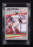 Dave Winfield 2025 Jersey Fusion Game-Used Swatch #DW93 at PristineAuction.com