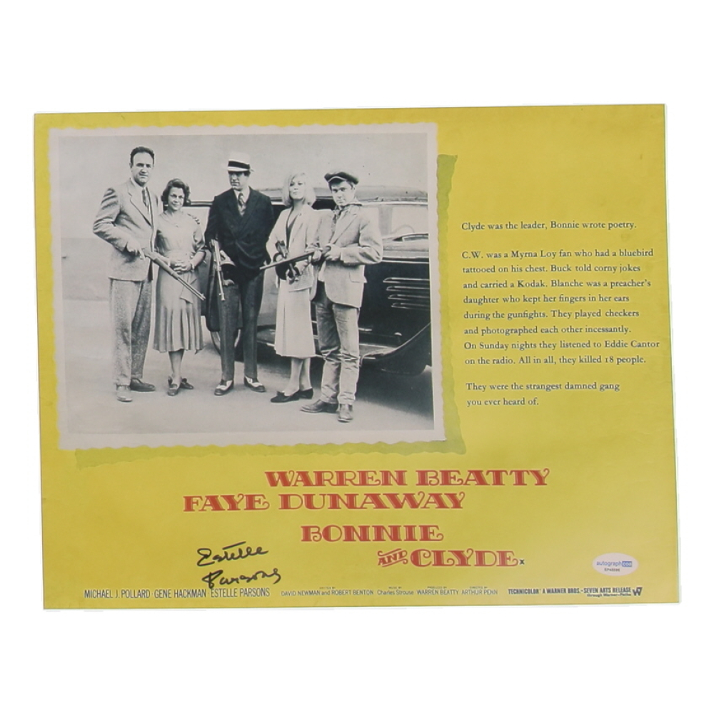 Estelle Parsons Signed "Bonnie and Clyde" 11x14 Photo (ACOA) at PristineAuction.com