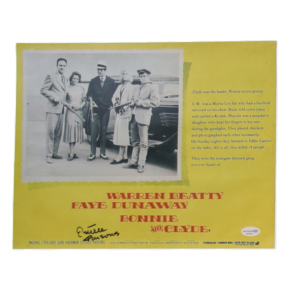 Estelle Parsons Signed "Bonnie and Clyde" 11x14 Photo (ACOA) at PristineAuction.com