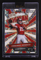 Fernando Mendoza 2025 Wild Card Comix Heisman Donut Circles #FM07 #1/1 RC at PristineAuction.com