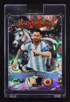 Lionel Messi 2025 Wild Card Holiday Hits Holiday Sleigh CD Disc #LM #4/4 at PristineAuction.com