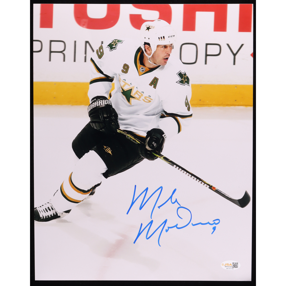 Mike Modano Signed Stars 11x14 Photo (JSA) at PristineAuction.com