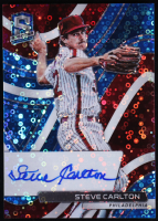Steve Carlton 2022 Panini Chronicles Spectra Signatures Neon Blue #18 #10/15 at PristineAuction.com