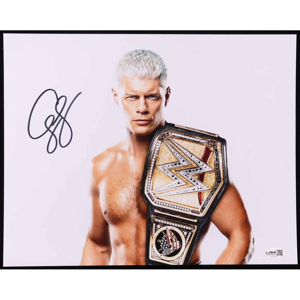 Cody Rhodes Signed WWE 11x14 Photo (JSA) | Pristine Auction