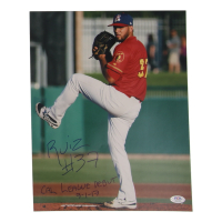 Norge Ruiz Signed Ports 11x14 Photo Inscribed "CAL League Debut 7-1-17" (PSA) at PristineAuction.com