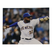 Jeremy Jeffress Signed Brewers 11x14 Photo (PSA) at PristineAuction.com