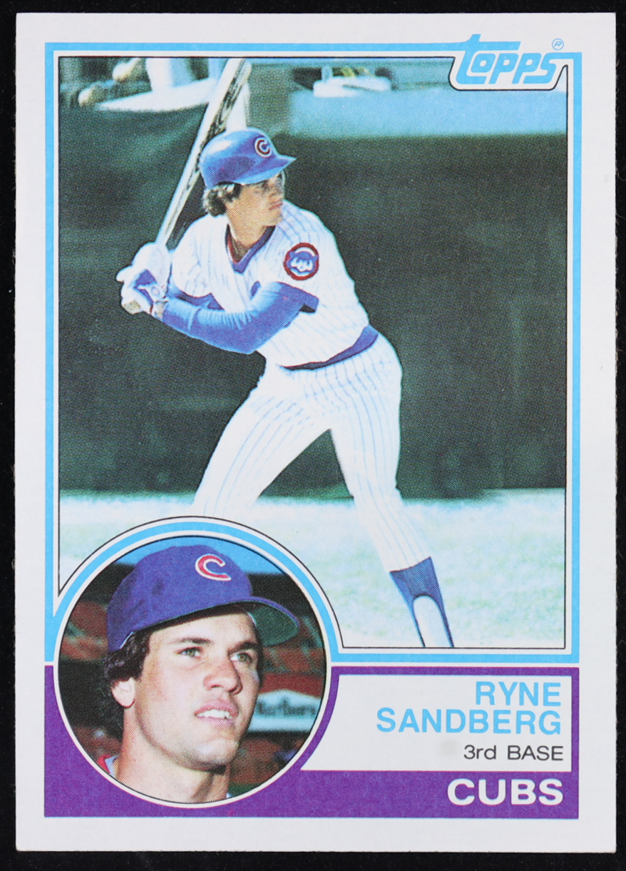 Ryne Sandberg 1983 Topps #83 RC at PristineAuction.com Ryne Sandberg 1983 Topps #83 RC at PristineAuction.com