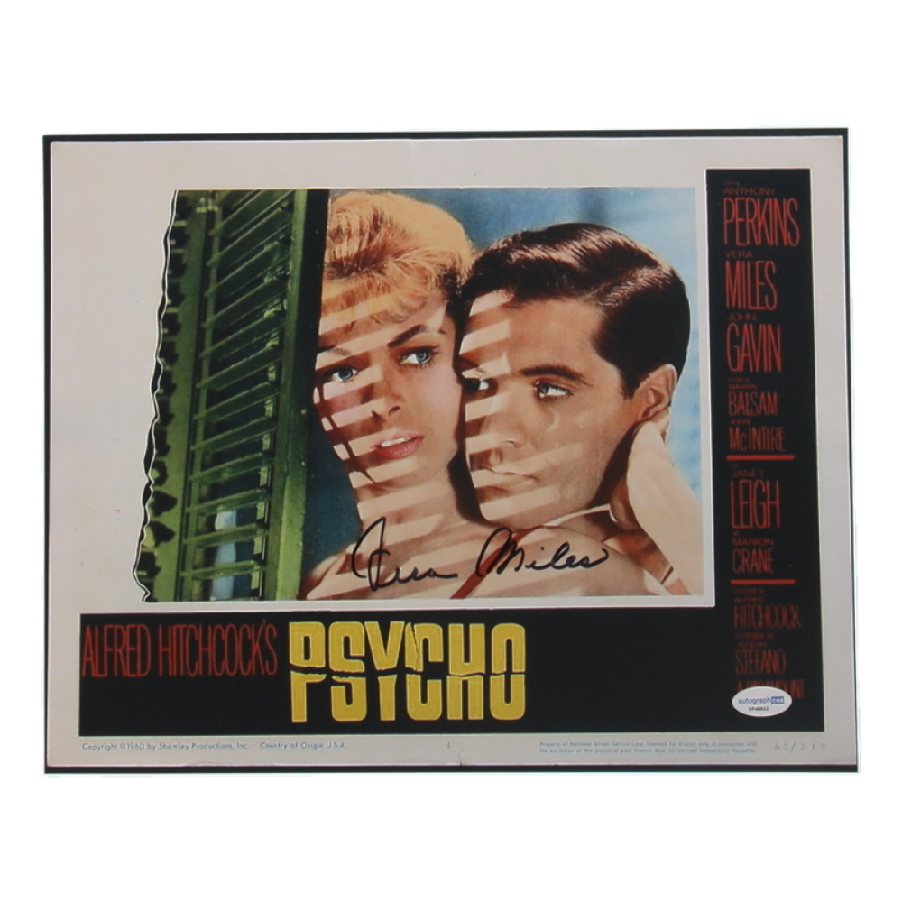 Vera Miles Signed "Psycho" 11x14 Photo (ACOA) at PristineAuction.com