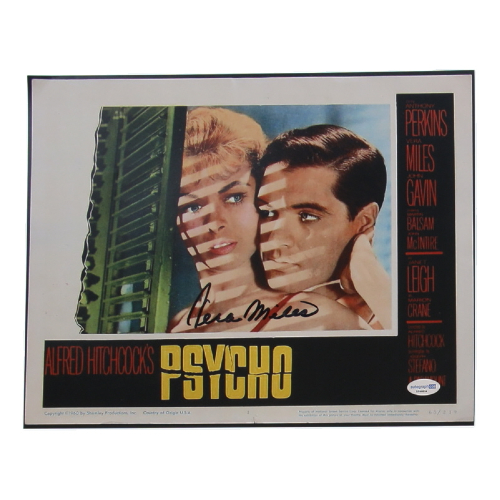 Vera Miles Signed "Psycho" 11x14 Photo (ACOA) at PristineAuction.com