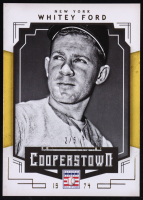 Whitey Ford 2015 Panini Cooperstown HOF Chronicles Gold #98 #2/5 at PristineAuction.com
