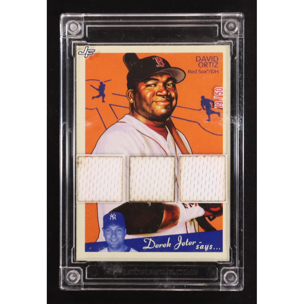 David Ortiz 2024 Jersey Fusion Baseball #DO16J #19/50 at PristineAuction.com